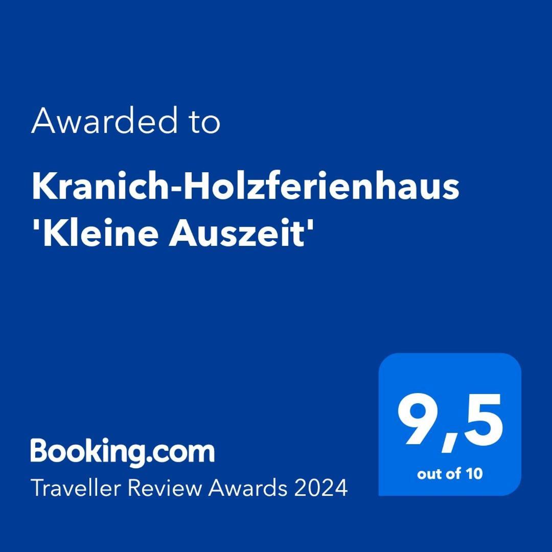 Kranich-Holzferienhaus 'Kleine Auszeit' Rehden Экстерьер фото